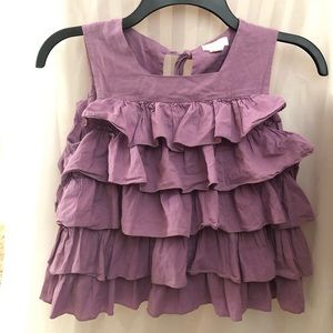 Beautiful Girls size 10 Purple Babydoll top/blouse